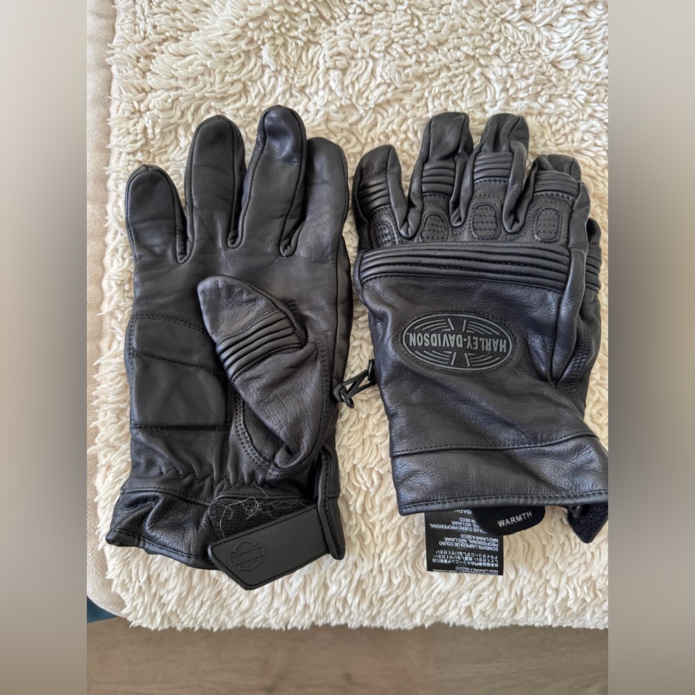 Harley-Davidson Black Tactical Gloves with Reinforced Padding